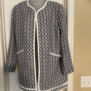 NWT Carolina Belle Montreal Tweed blazer,Size XL